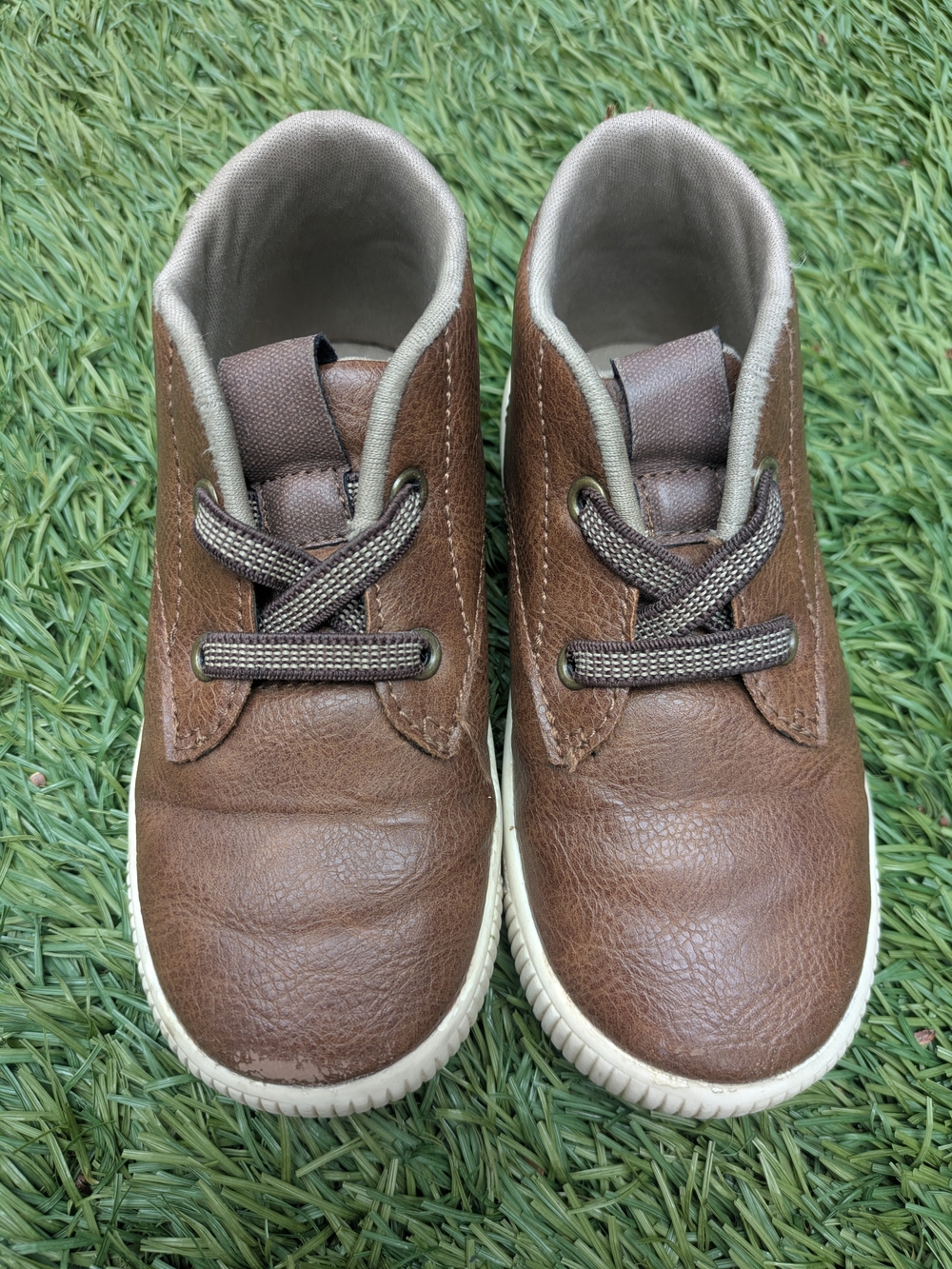 Carter's Brown Toddler Lace-Up Sneakers